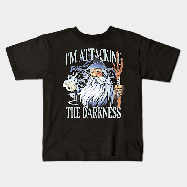 Witcher Wizard Magic Kids T-Shirt by Teeium